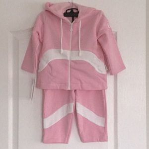 Girl’s toddler set - cotton pants and hoodie